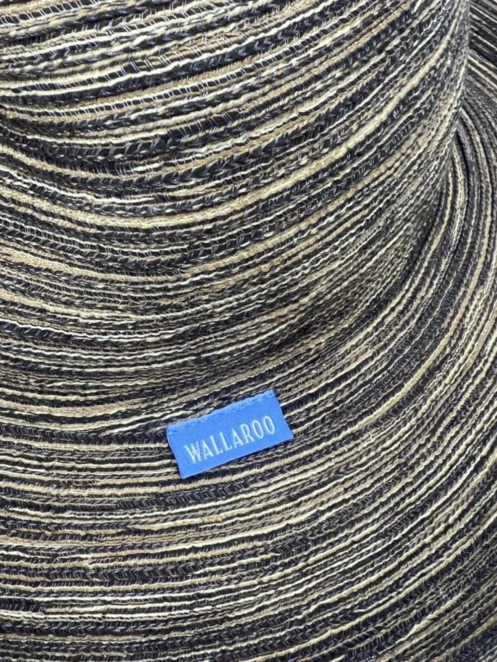 Wallaroo Sydney Natural Beige Black Hat - Picture 2 of 4